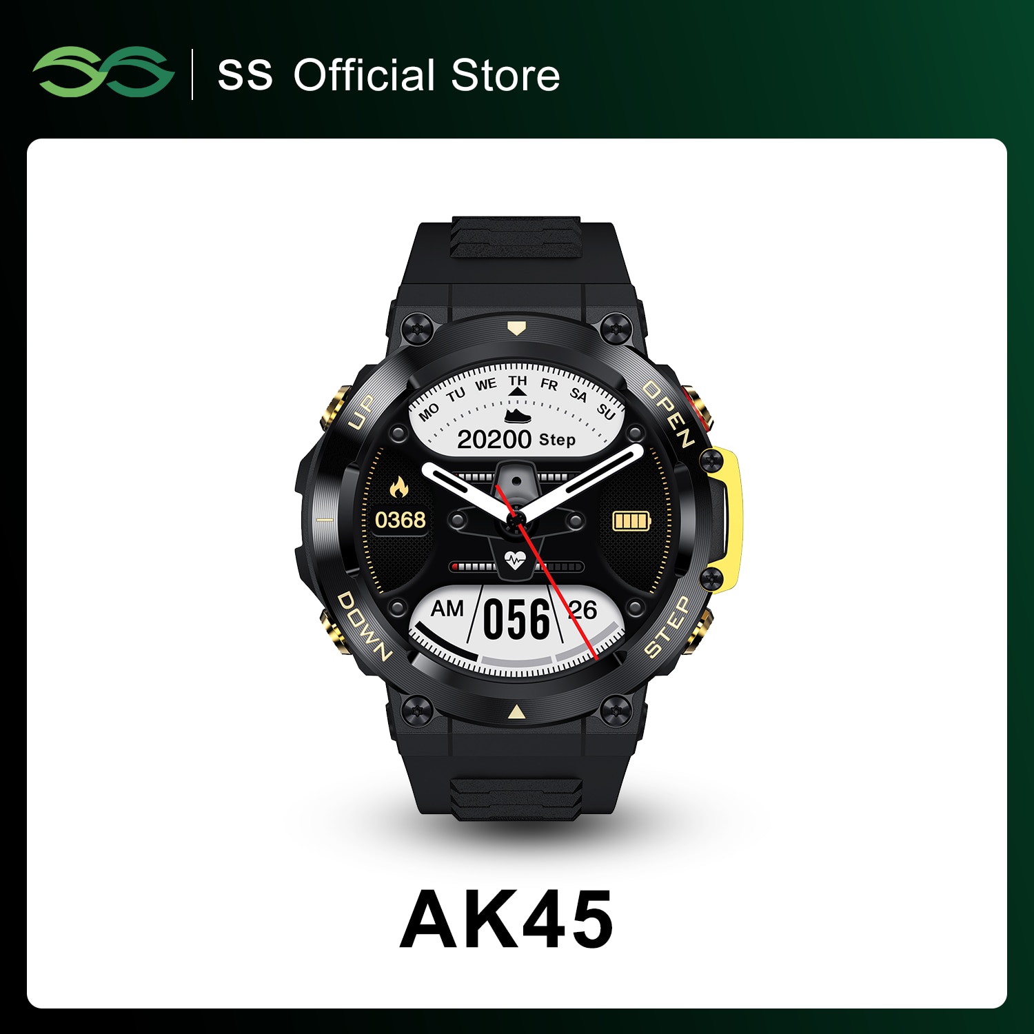 AK45 Ʈ ġ  ȭ   100 +   ƮϽ   ڵ  Smartwatch